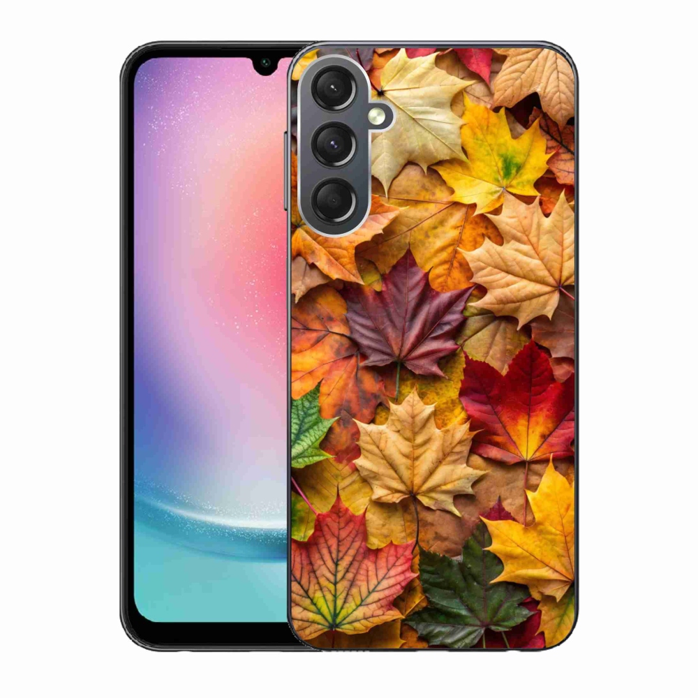 Gélový kryt mmCase na Samsung Galaxy A24 - javorové listy 2