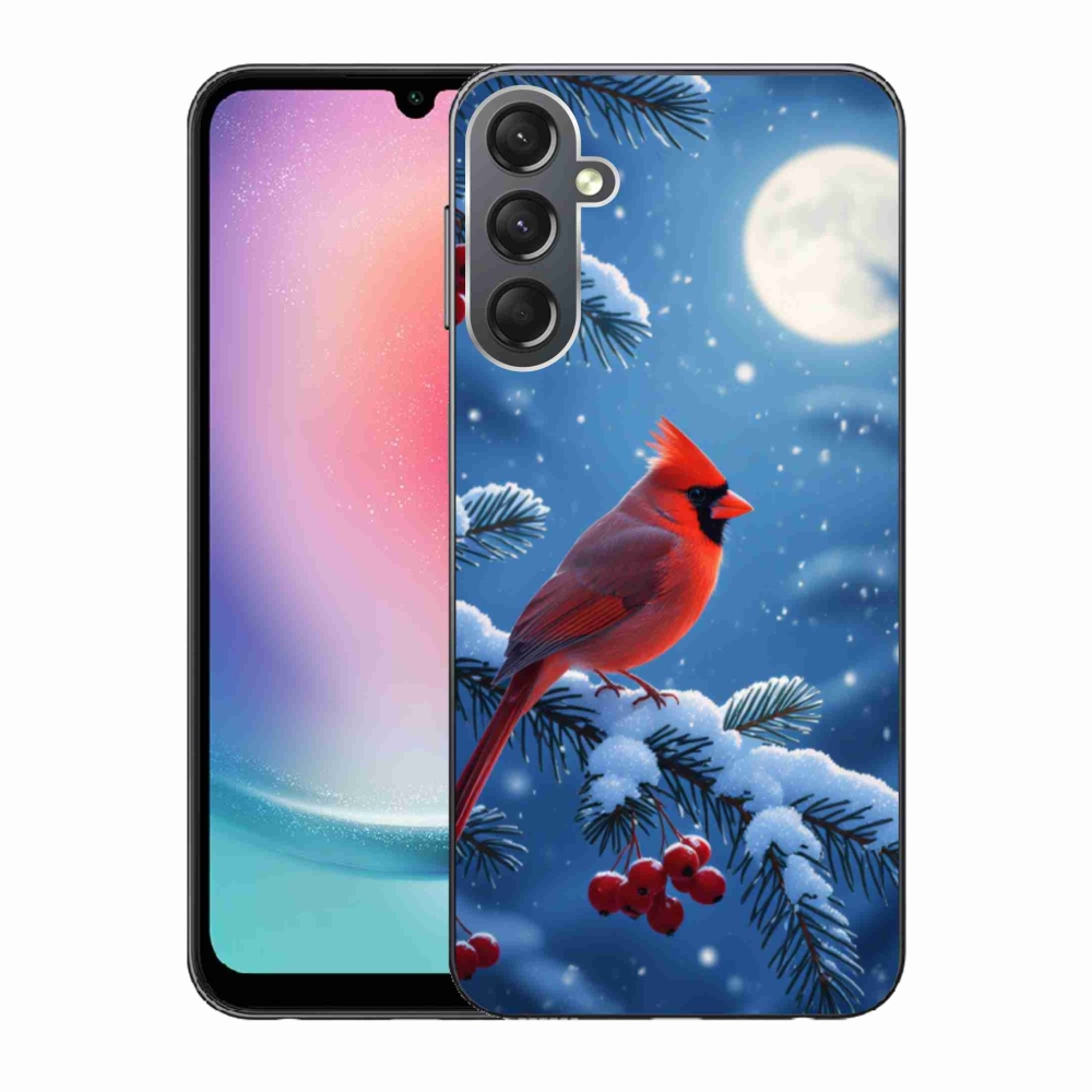 Gélový kryt mmCase na Samsung Galaxy A24 - kardinál červený
