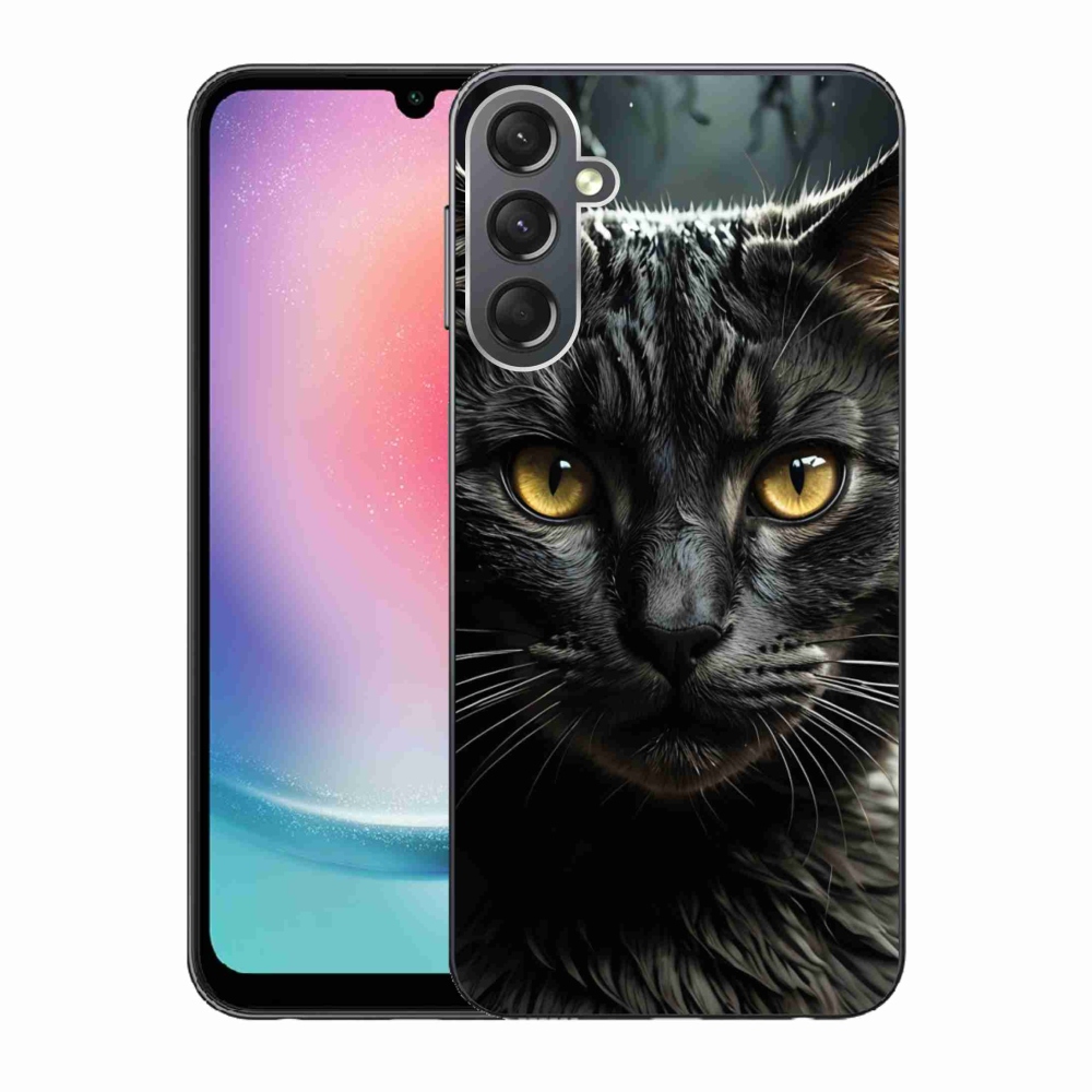 Gélový kryt mmCase na Samsung Galaxy A24 - mačacie pohľad 3