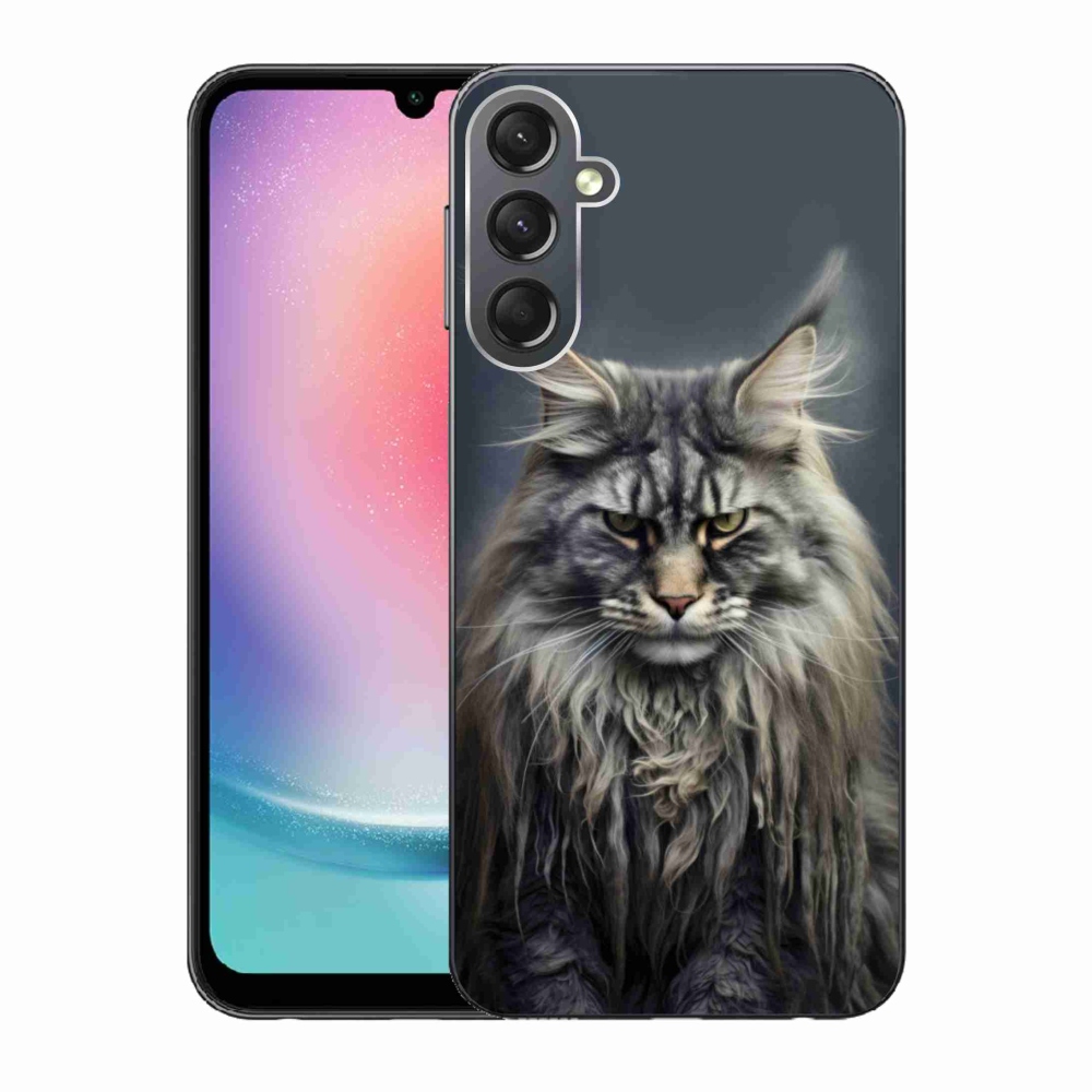Gélový kryt mmCase na Samsung Galaxy A24 - mačacie pohľad 4