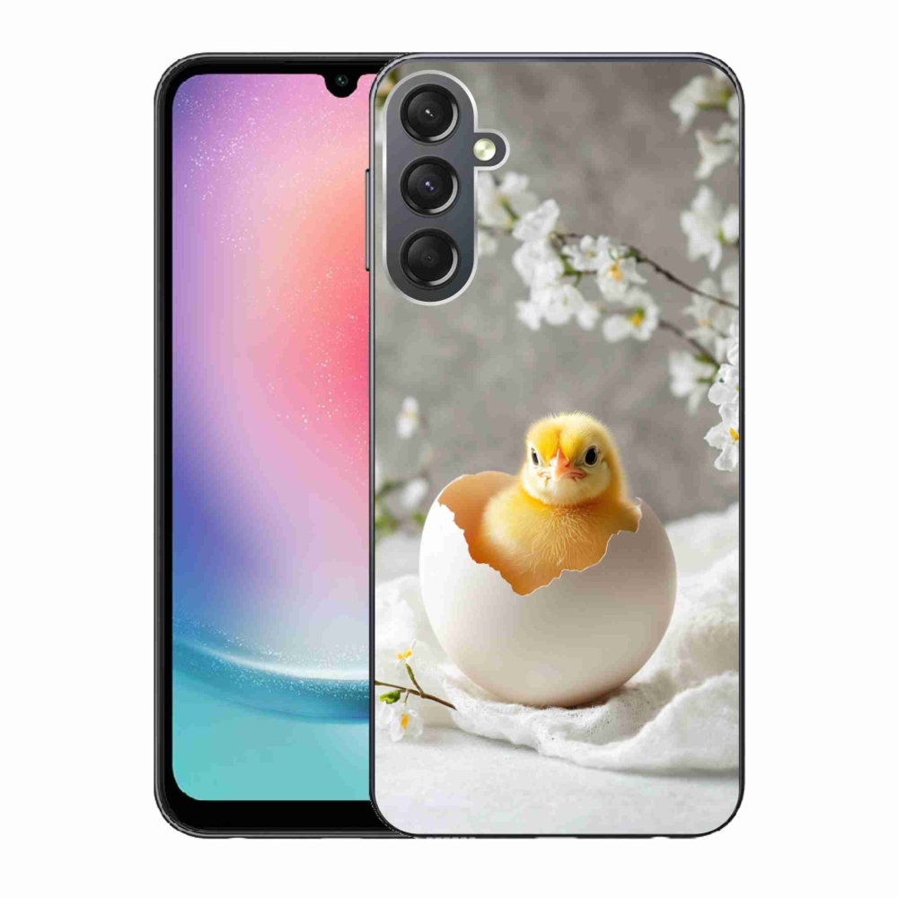 Gélový kryt mmCase na Samsung Galaxy A24 - kuriatko