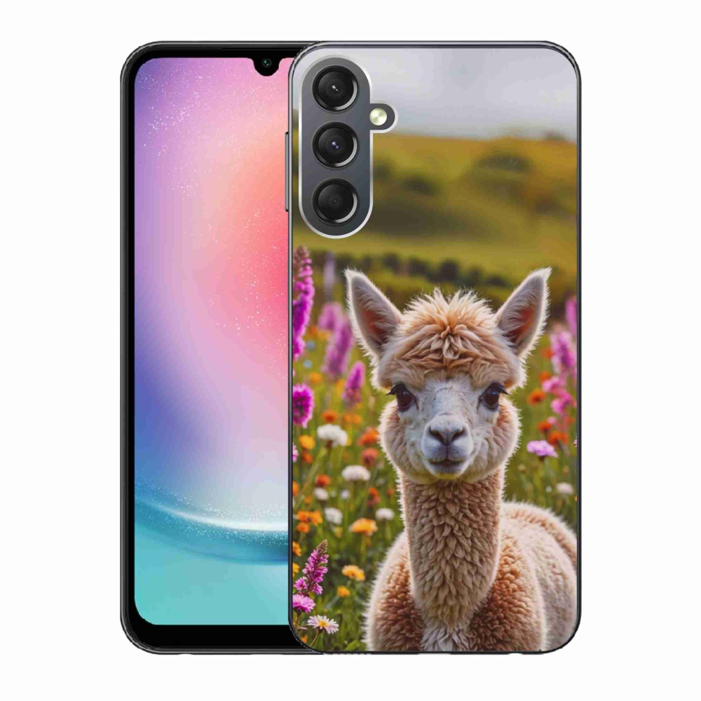 Gélový kryt mmCase na Samsung Galaxy A24 - lama na lúke