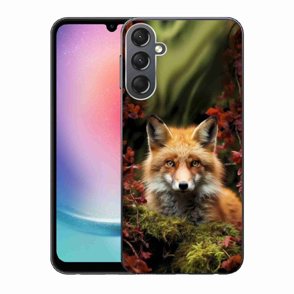 Gélový kryt mmCase na Samsung Galaxy A24 - líška v lese