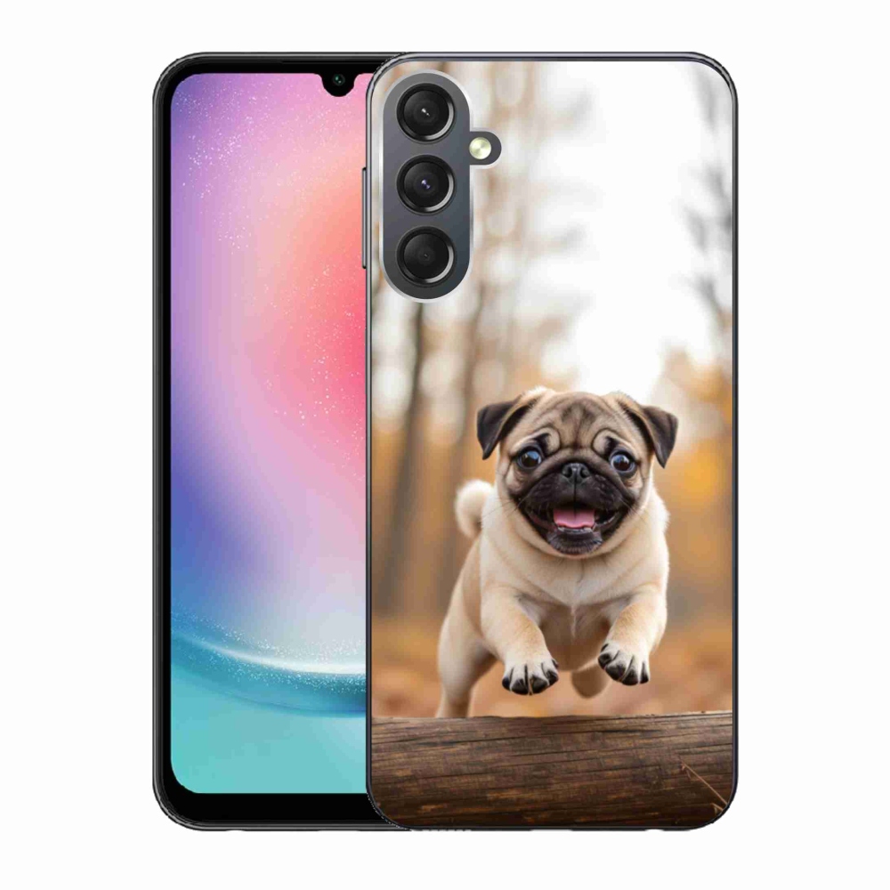 Gélový kryt mmCase na Samsung Galaxy A24 - mops 2