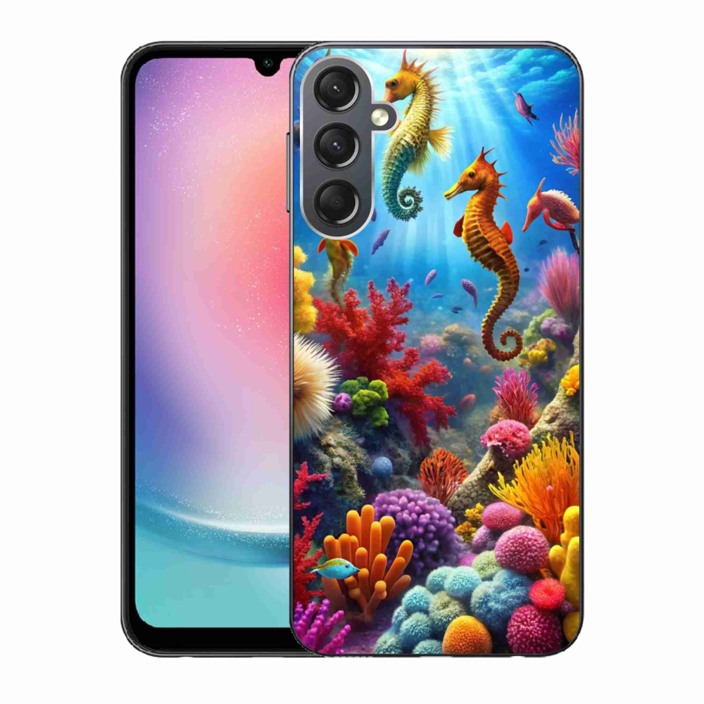 Gélový kryt mmCase na Samsung Galaxy A24 - morský svet 3
