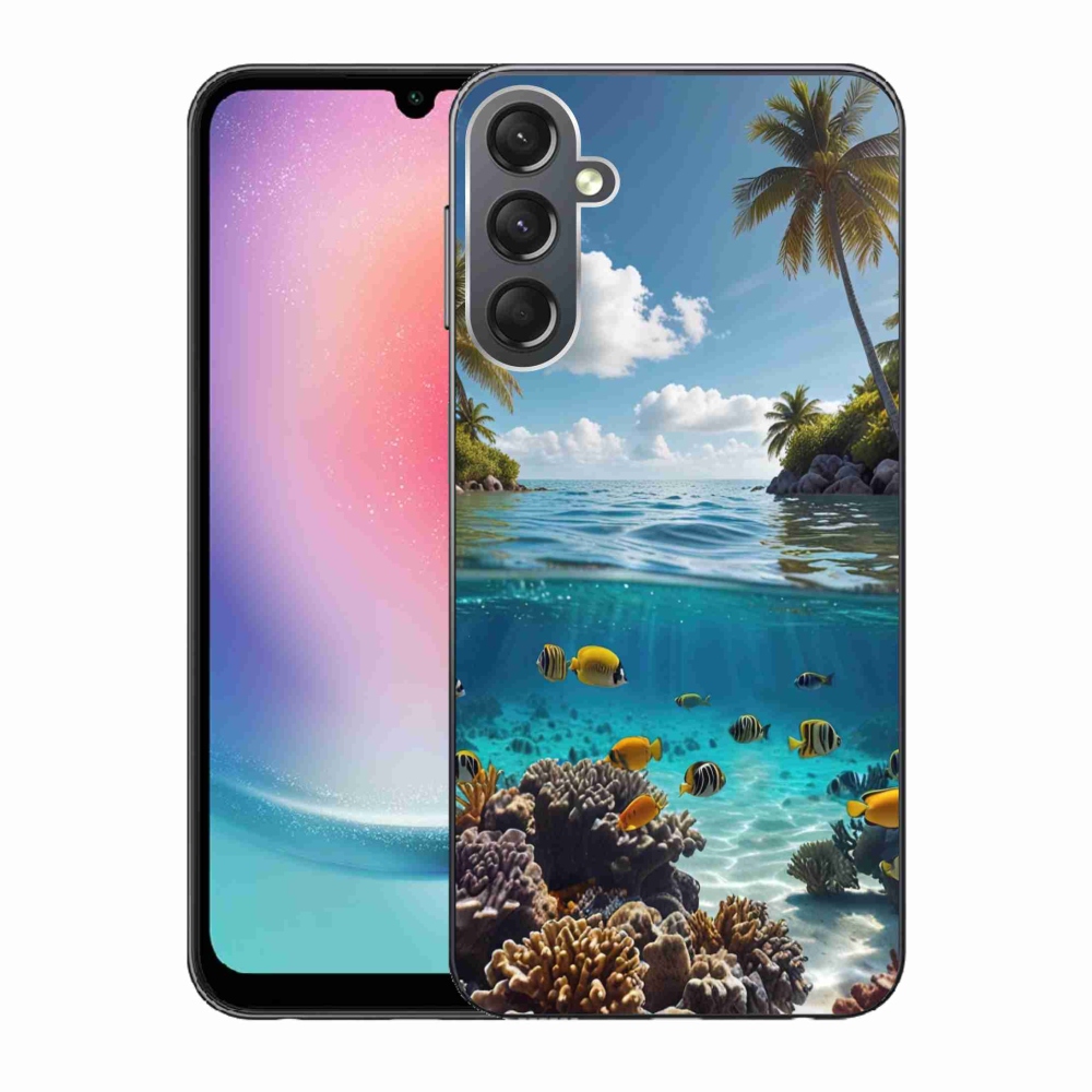Gélový kryt mmCase na Samsung Galaxy A24 - morský svet 4