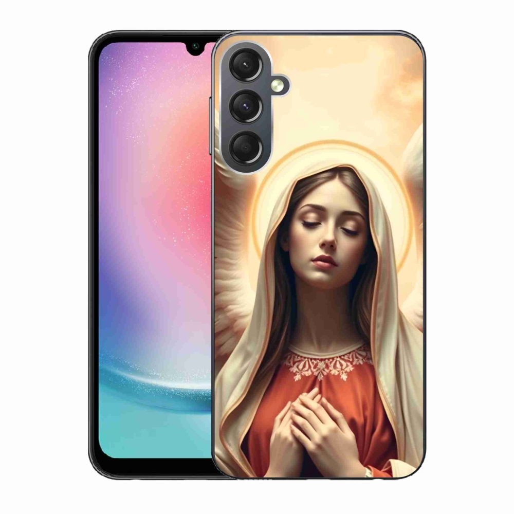 Gélový kryt mmCase na Samsung Galaxy A24 - náboženský motív