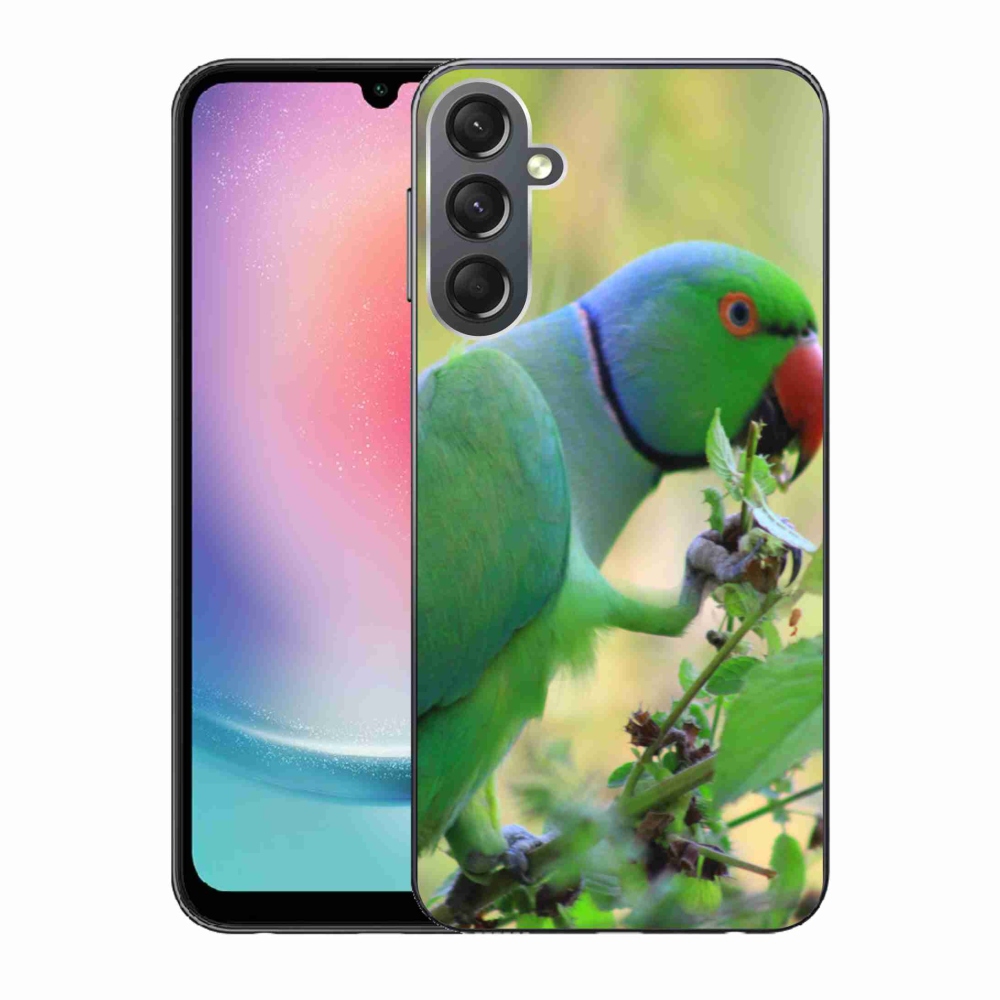 Gélový kryt mmCase na Samsung Galaxy A24 - papagáj Alexandr