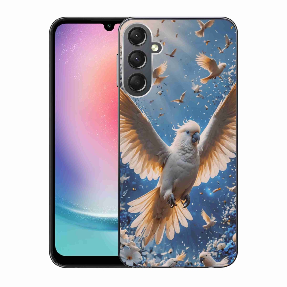 Gélový kryt mmCase na Samsung Galaxy A24 - papagáj kakadu