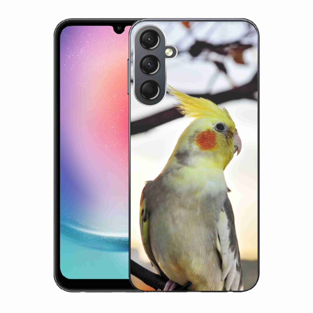 Gélový kryt mmCase na Samsung Galaxy A24 - papagáj korela