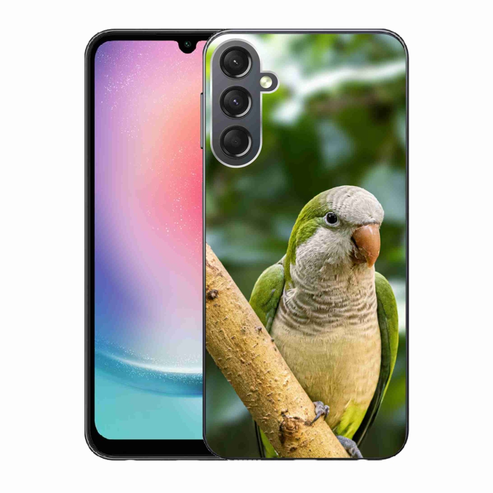 Gélový kryt mmCase na Samsung Galaxy A24 - papagáj mníšok