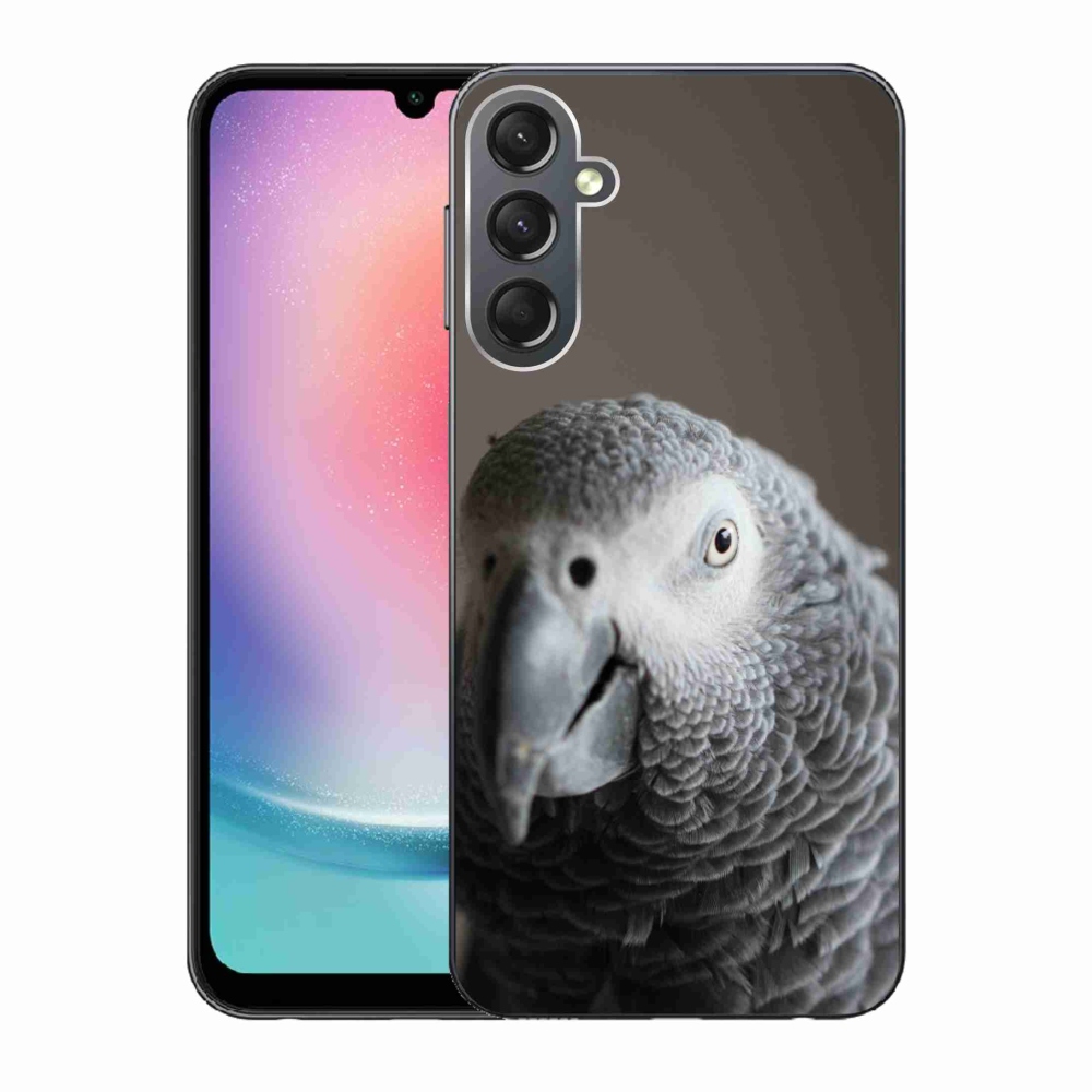 Gélový kryt mmCase na Samsung Galaxy A24 - papagáj žako 2