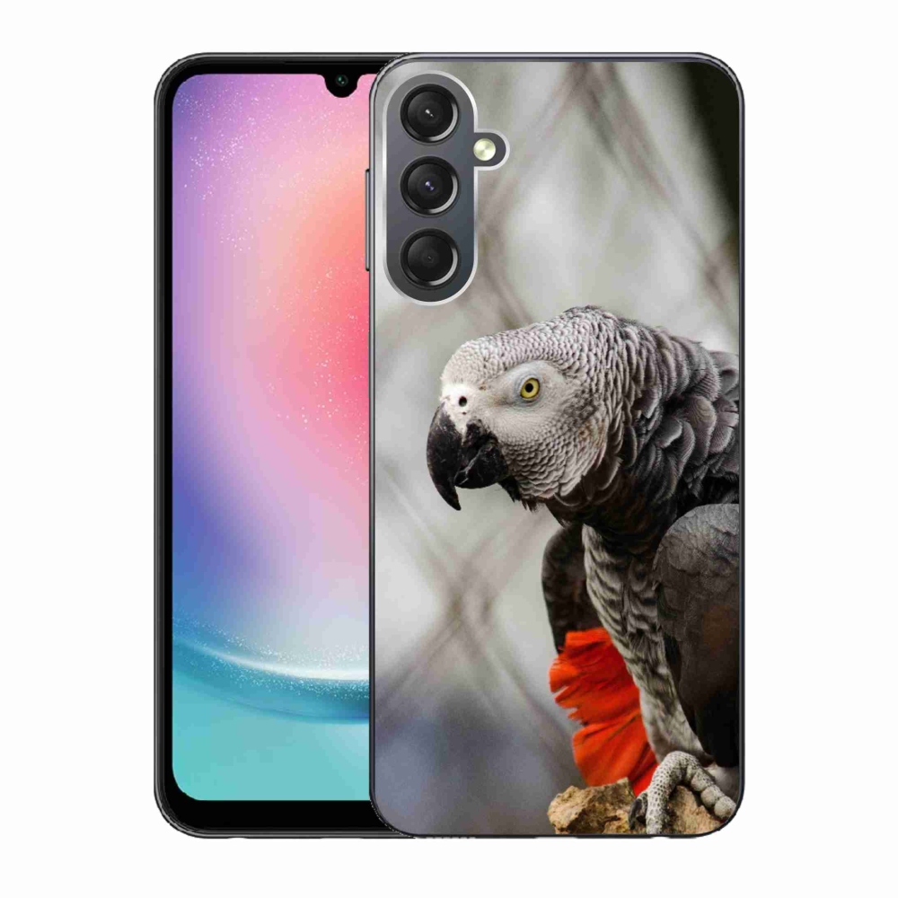 Gélový kryt mmCase na Samsung Galaxy A24 - papagáj žako 3