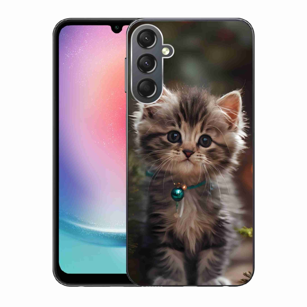 Gélový kryt mmCase na Samsung Galaxy A24 - roztomilé mačiatko 11