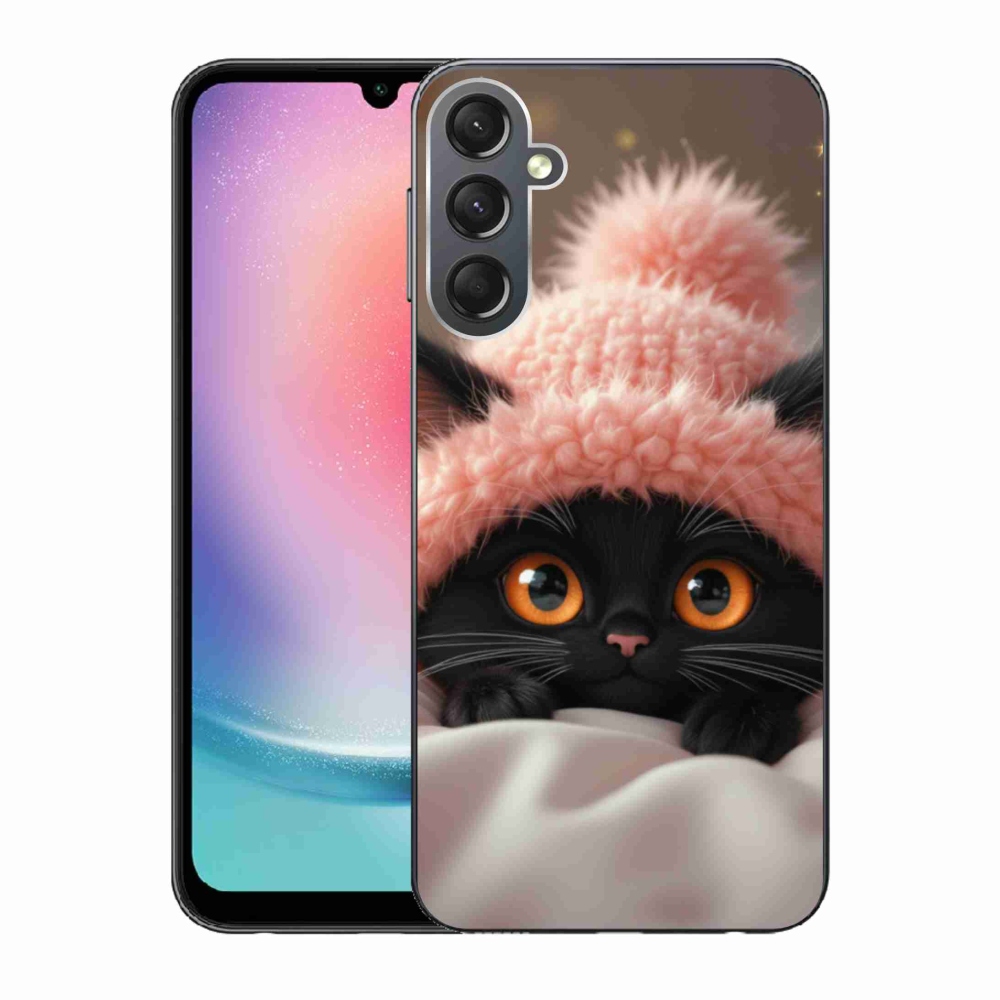 Gélový kryt mmCase na Samsung Galaxy A24 - roztomilé mačiatko 7