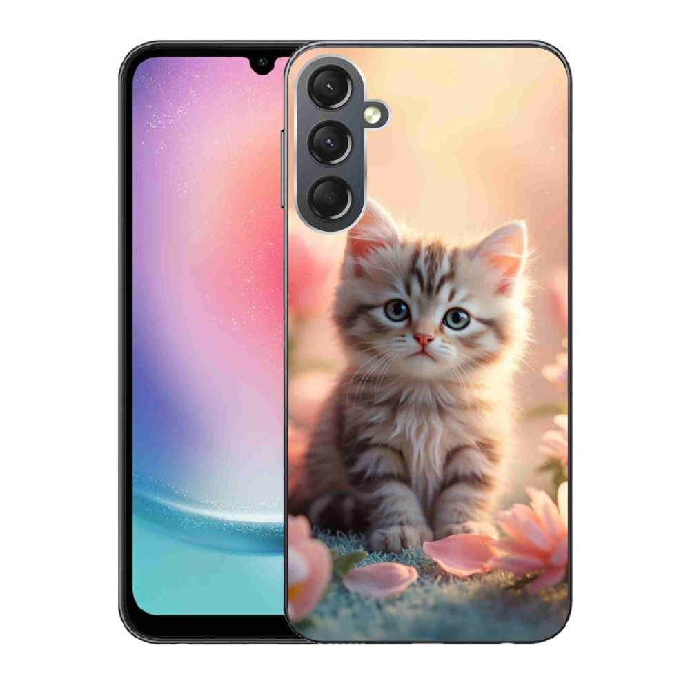 Gélový kryt mmCase na Samsung Galaxy A24 - roztomilé mačiatko 8