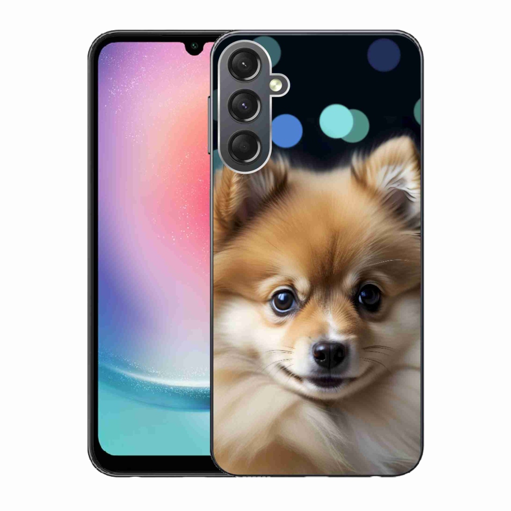 Gélový kryt mmCase na Samsung Galaxy A24 - roztomilý pomeranian