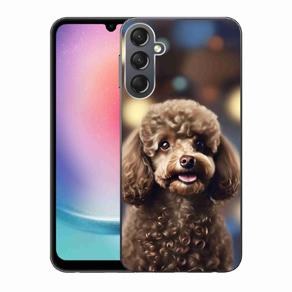 Gélový kryt mmCase na Samsung Galaxy A24 - roztomilý pudel