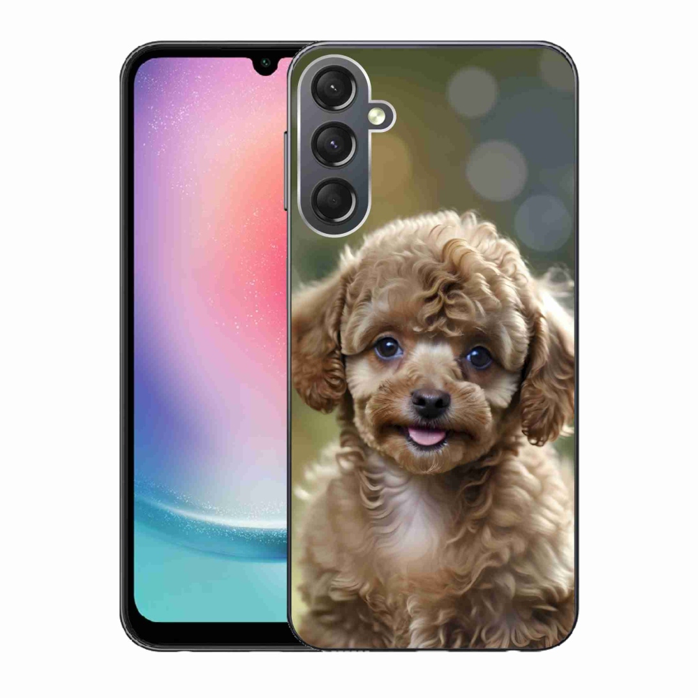 Gélový kryt mmCase na Samsung Galaxy A24 - roztomilý pudel