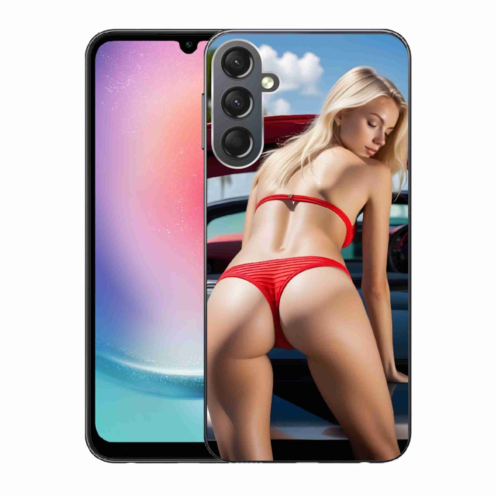 Gélový kryt mmCase Samsung Galaxy A24 - sexy žena 2