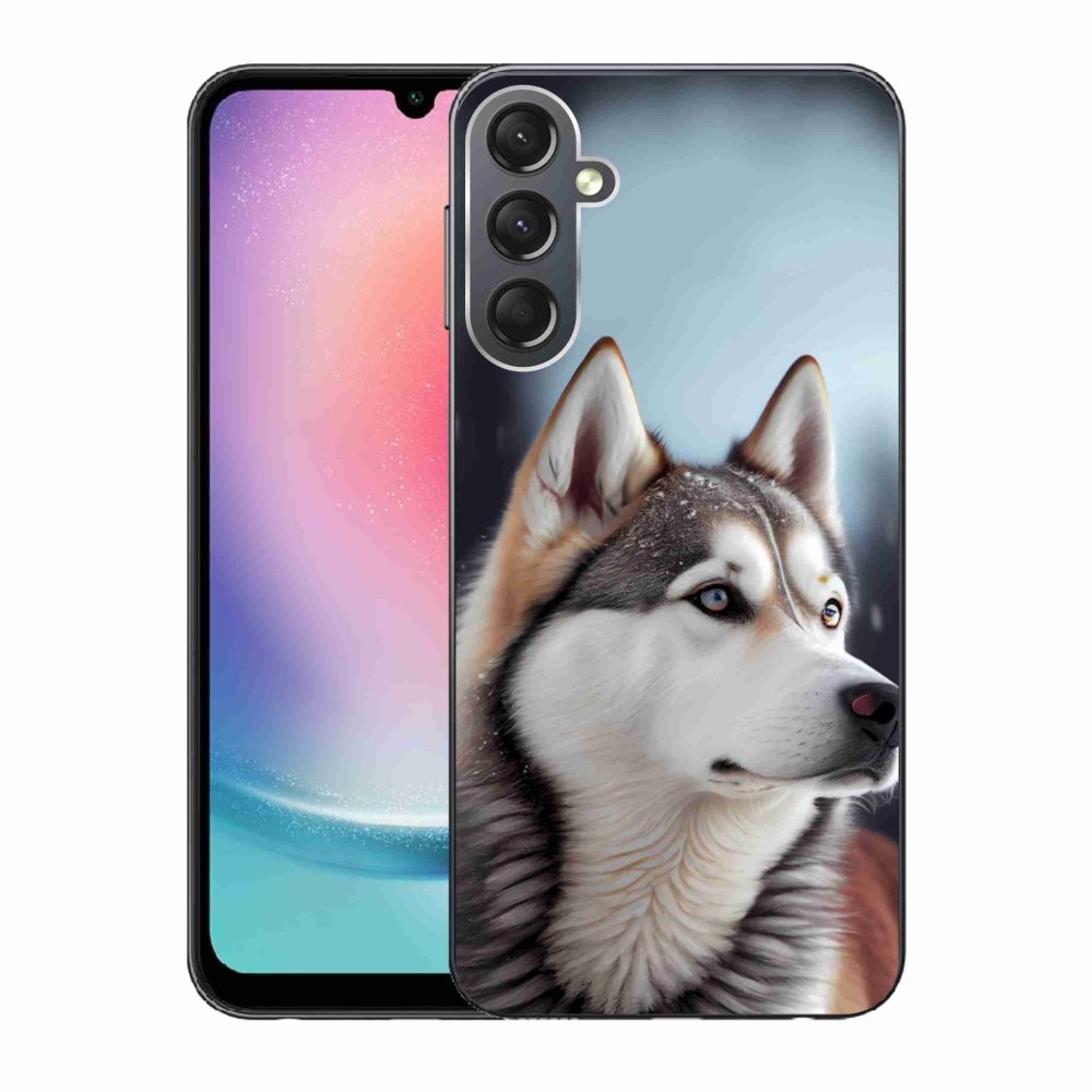 Gélový kryt mmCase na Samsung Galaxy A24 - sibírsky husky
