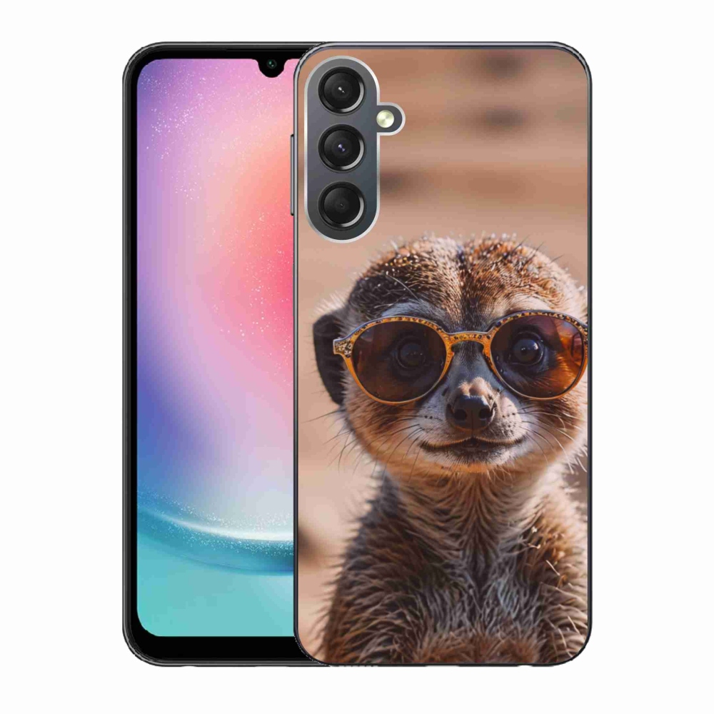 Gélový kryt mmCase na Samsung Galaxy A24 - štýlová surikata
