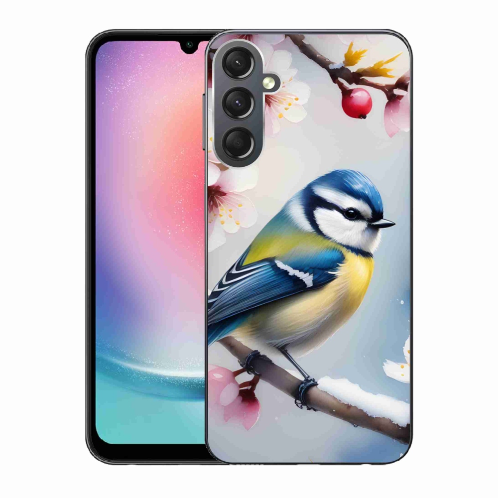 Gélový kryt mmCase na Samsung Galaxy A24 - sýkorka