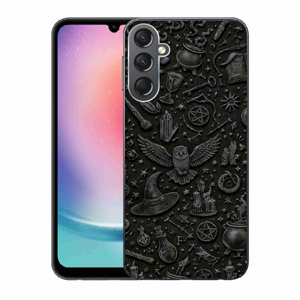 Gélový kryt mmCase na Samsung Galaxy A24 - tmavý magický svet