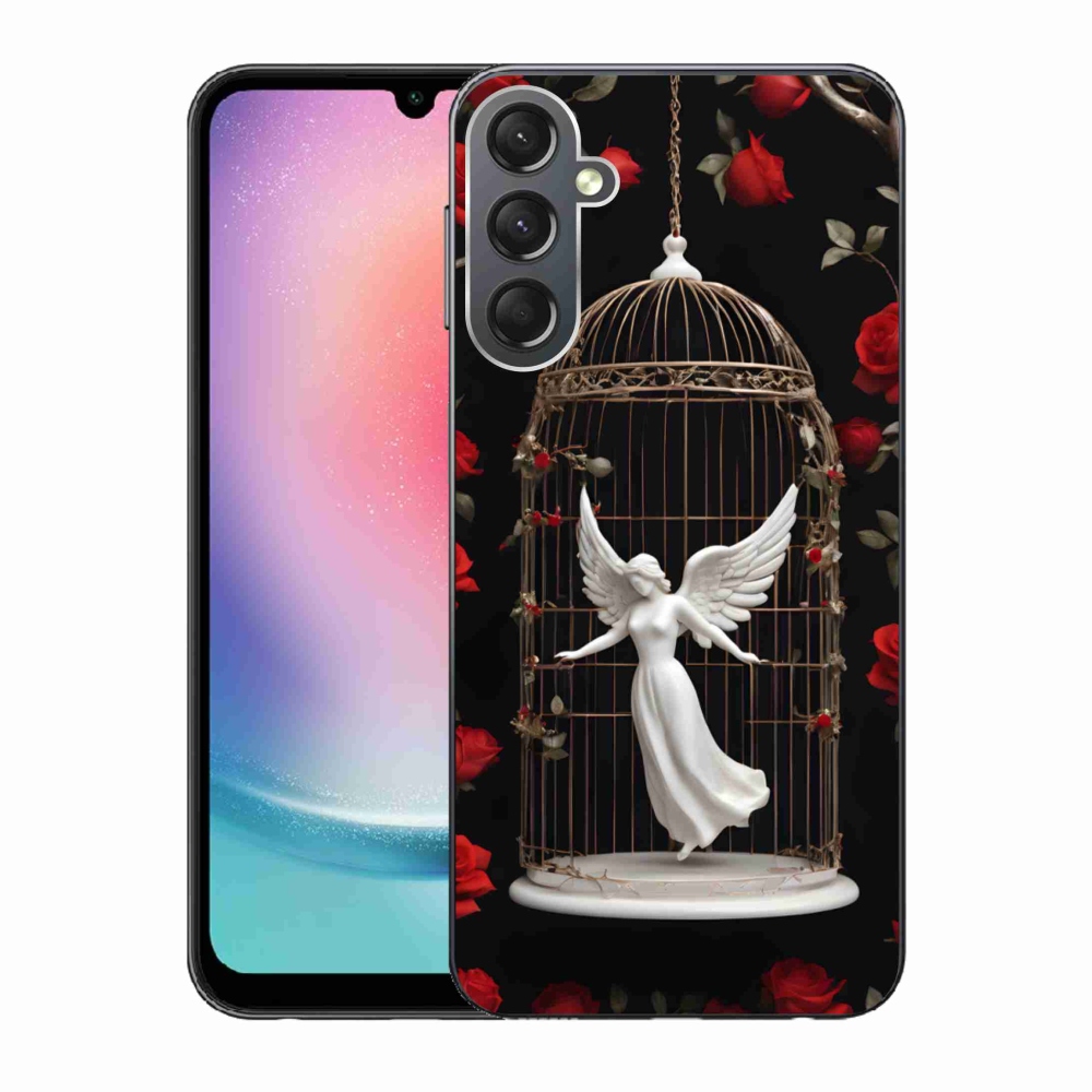 Gélový kryt mmCase na Samsung Galaxy A24 - uväznený anjel