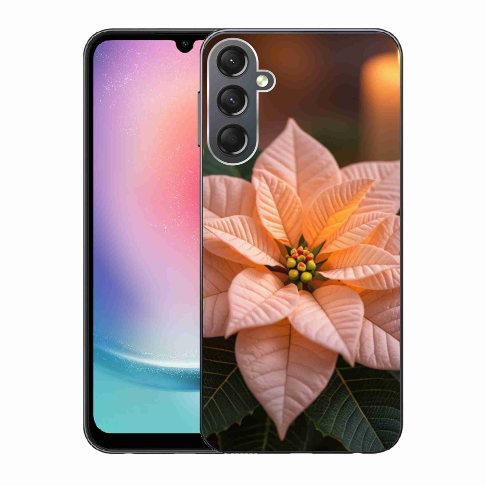 Gélový kryt mmCase na Samsung Galaxy A24 - vianočná hviezda