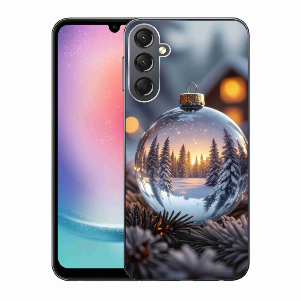 Gélový kryt mmCase na Samsung Galaxy A24 - vianočná ozdoba