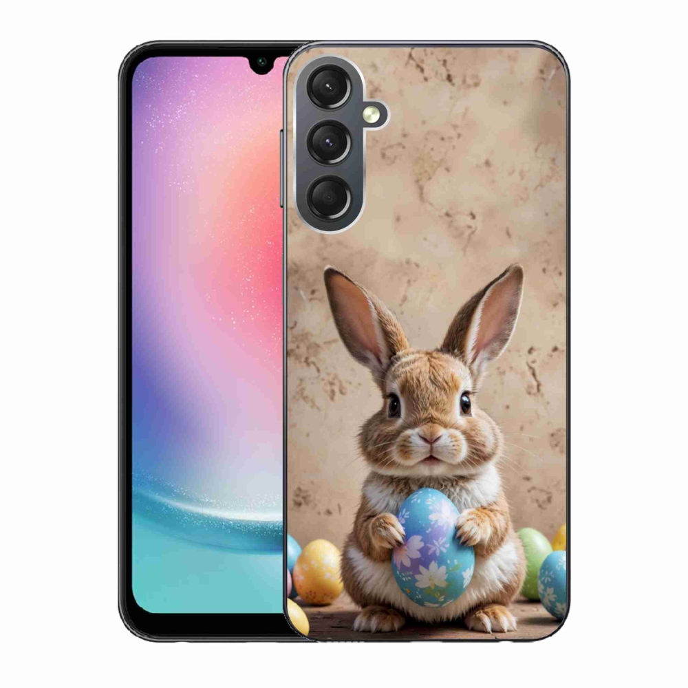 Gélový kryt mmCase na Samsung Galaxy A24 - veľkonočný zajačik