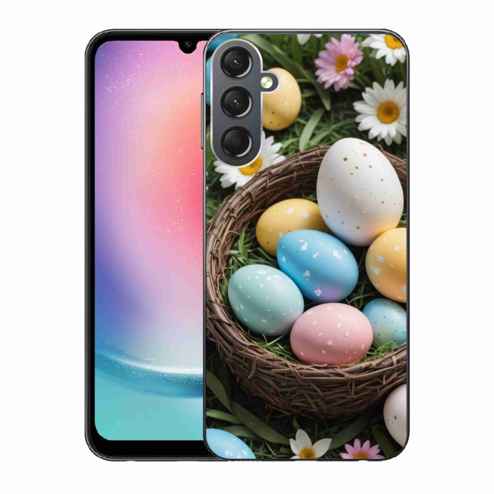 Gélový kryt mmCase na Samsung Galaxy A24 - veľkonočné vajíčka 2