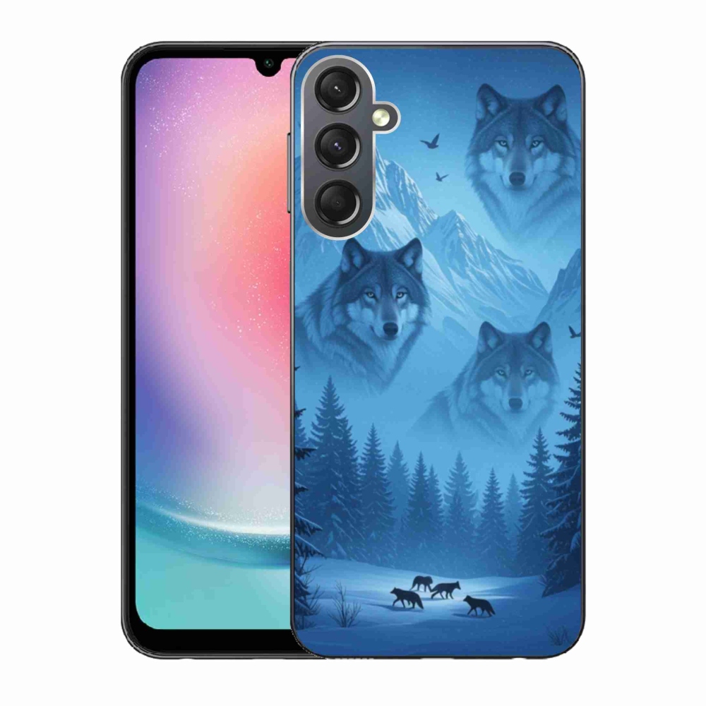 Gélový kryt mmCase na Samsung Galaxy A24 - vlčia svorka