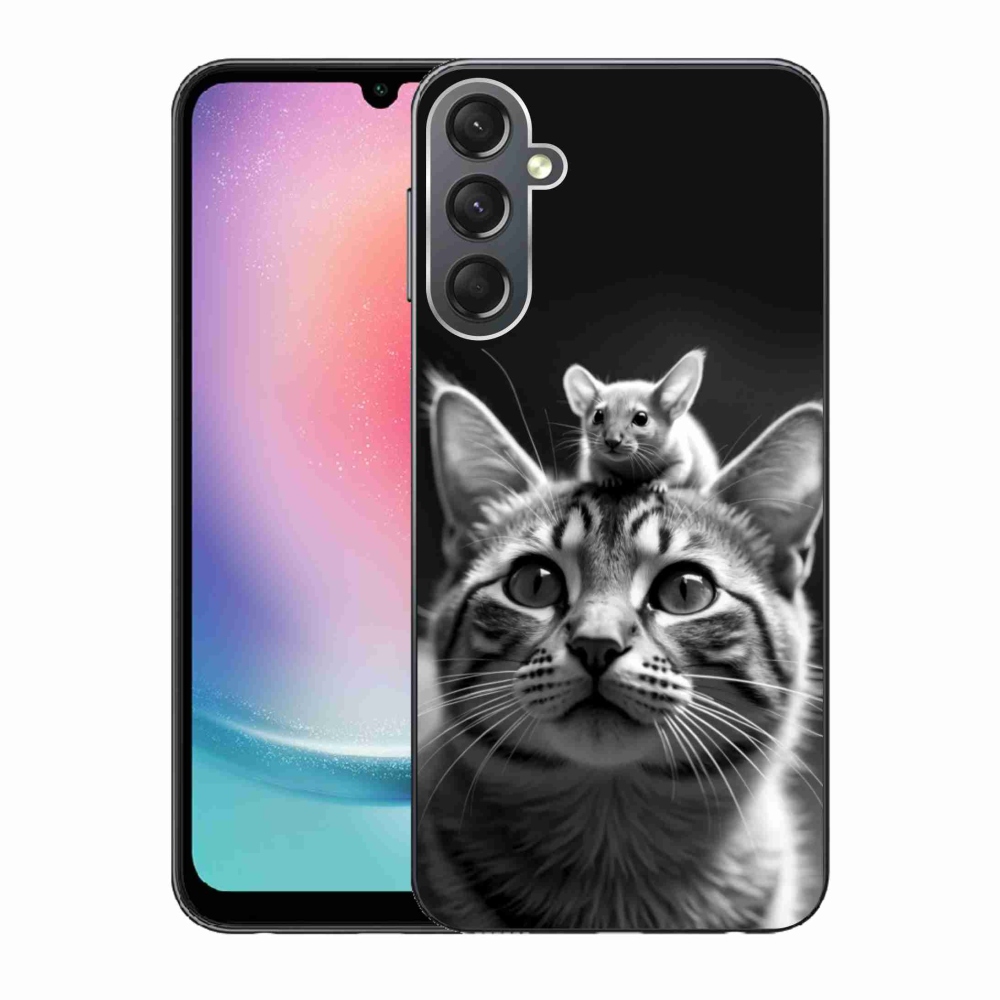 Gélový kryt mmCase na Samsung Galaxy A24 - zvieracie priateľstvo 2