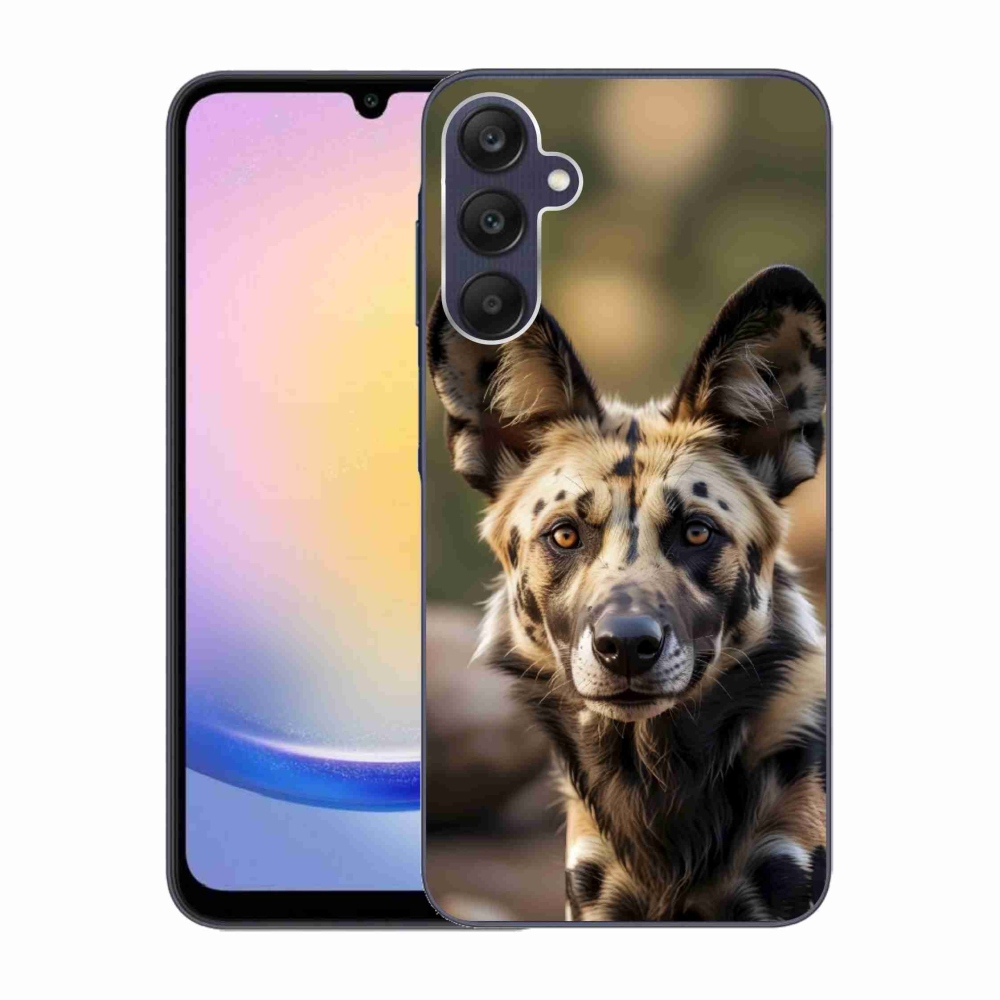 Gélový kryt mmCase Samsung Galaxy A25 5G - africký divoký pes