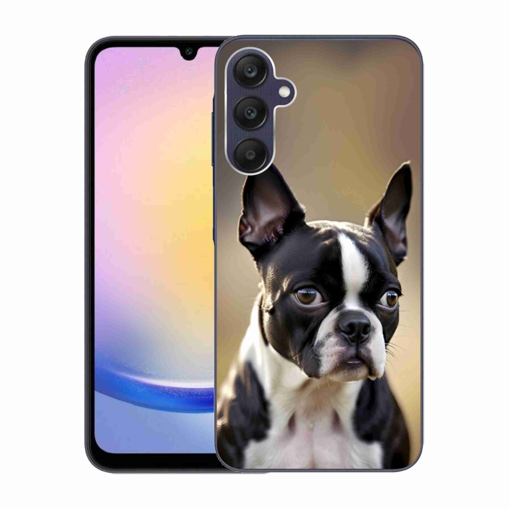 Gélový kryt mmCase na Samsung Galaxy A25 5G - bostonský teriér