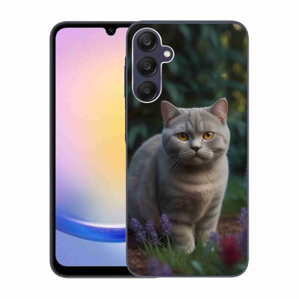 Gélový kryt mmCase na Samsung Galaxy A25 5G - britská mačka