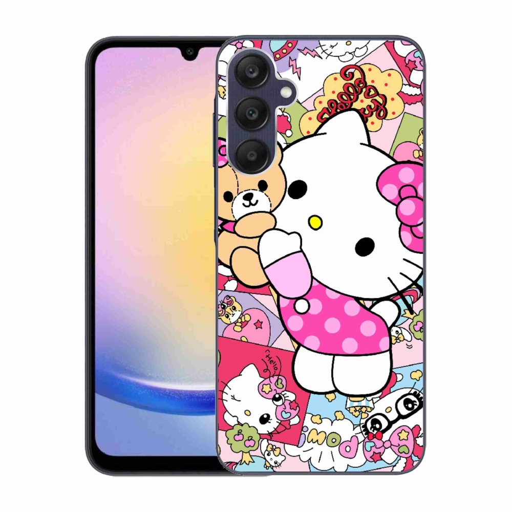Gélový kryt mmCase na Samsung Galaxy A25 5G - cute kitty