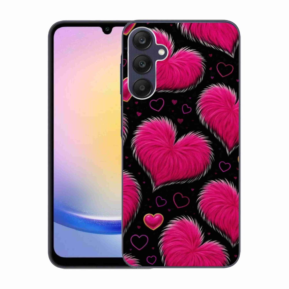 Gélový kryt mmCase na Samsung Galaxy A25 5G - hebké srdce