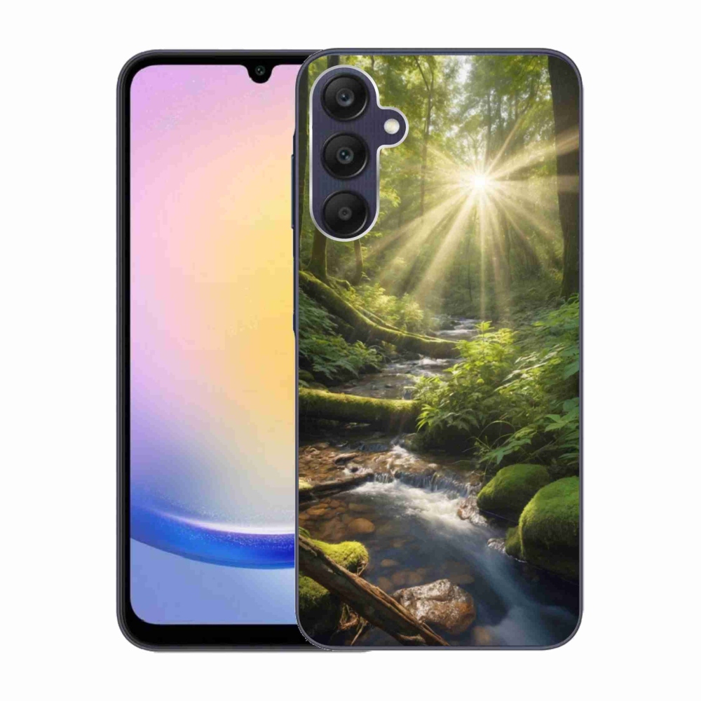 Gélový kryt mmCase na Samsung Galaxy A25 5G - hlbina lesa
