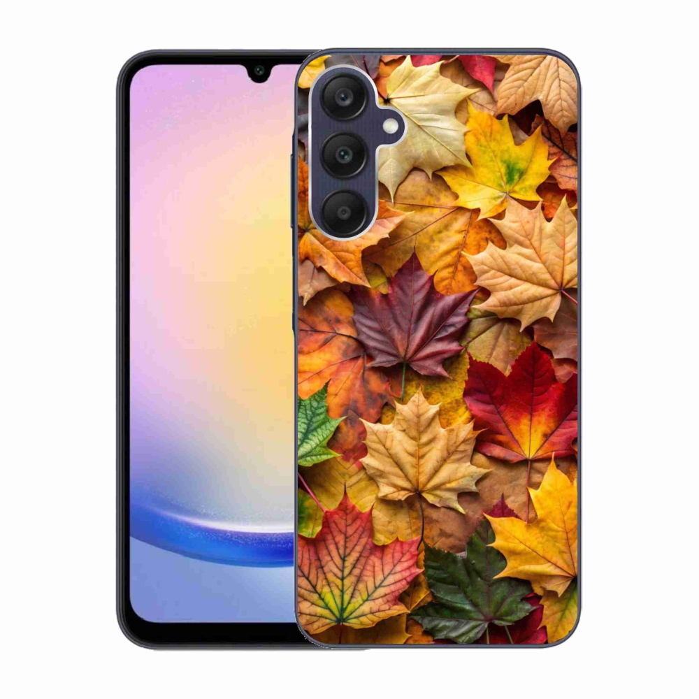 Gélový kryt mmCase na Samsung Galaxy A25 5G - javorové listy 2