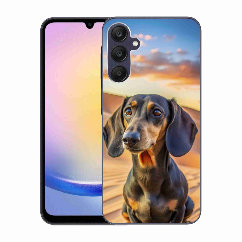 Gélový kryt mmCase na Samsung Galaxy A25 5G - jazvečík 3