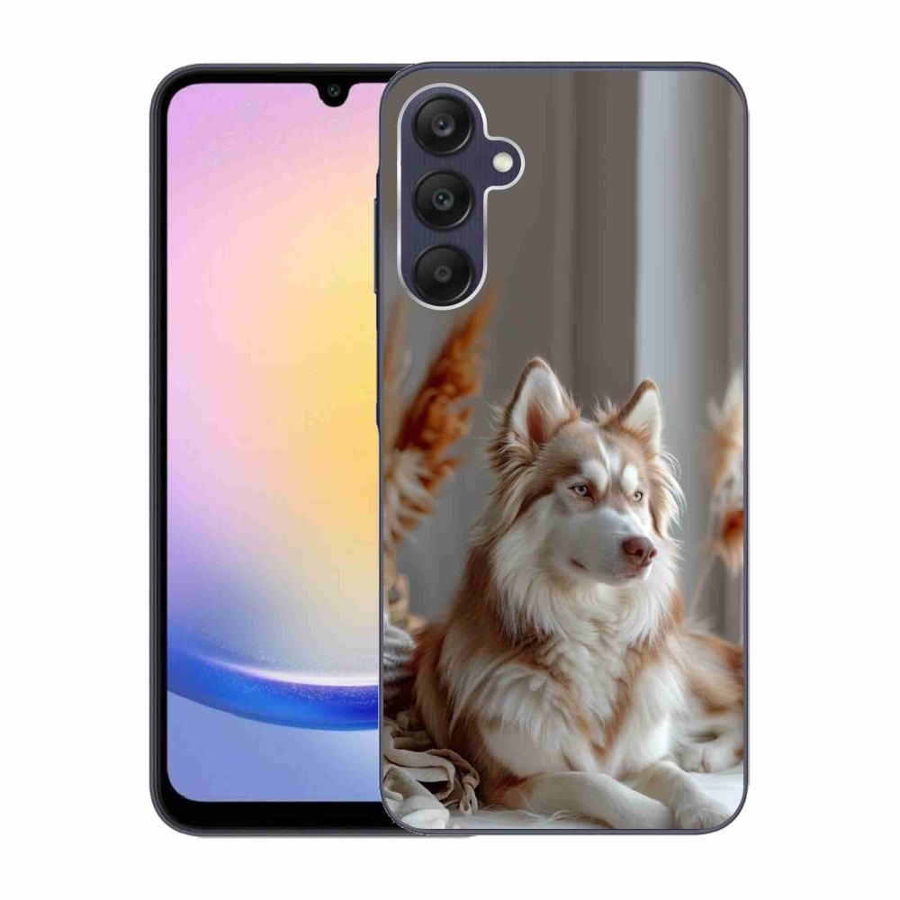 Gélový kryt mmCase na Samsung Galaxy A25 5G - pokojný sibírsky husky