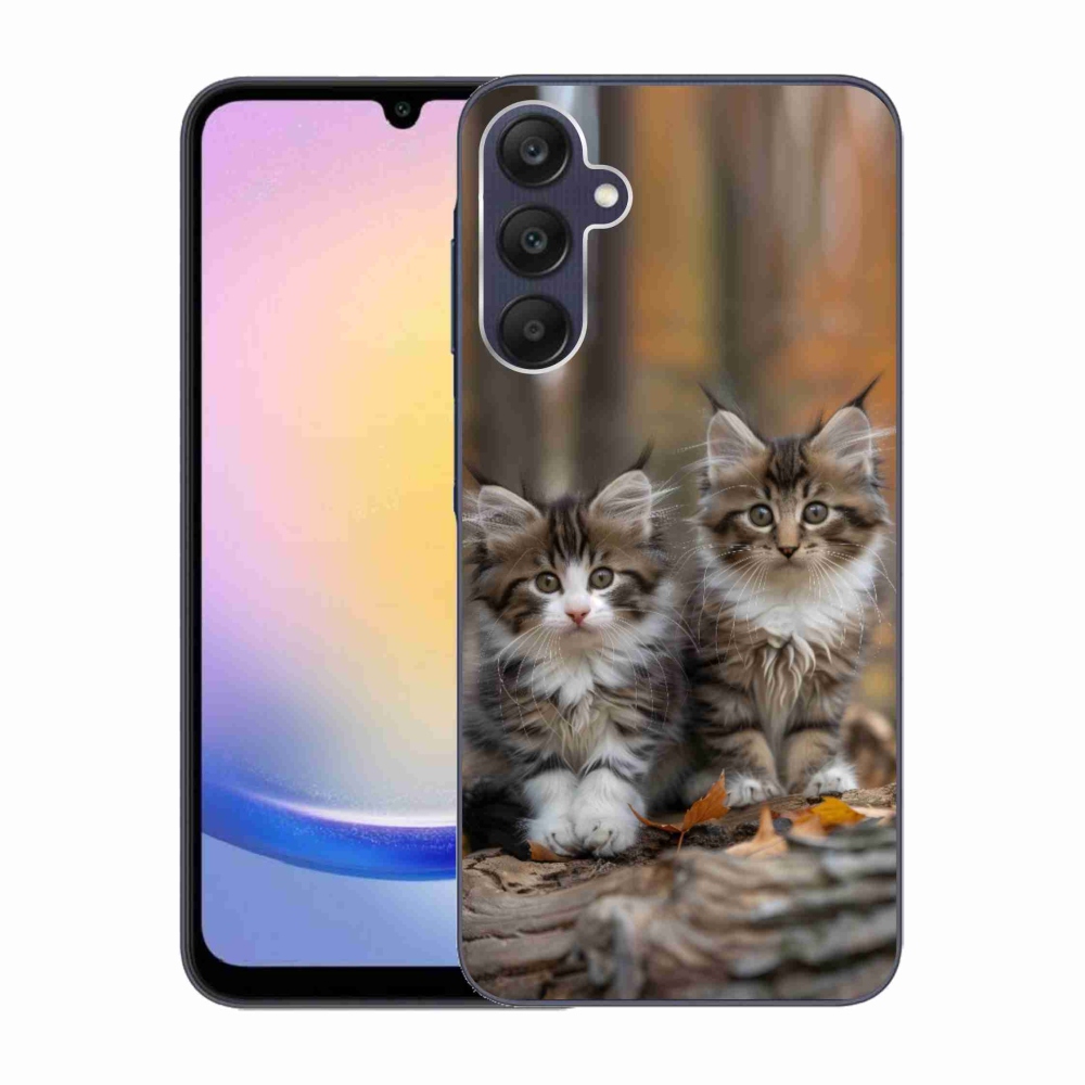 Gélový kryt mmCase na Samsung Galaxy A25 5G - mačacie duo 3