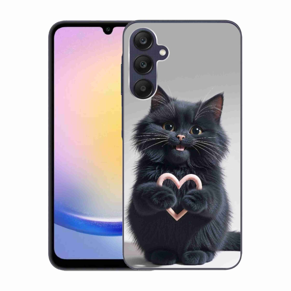 Gélový kryt mmCase na Samsung Galaxy A25 5G - mačacia láska 3