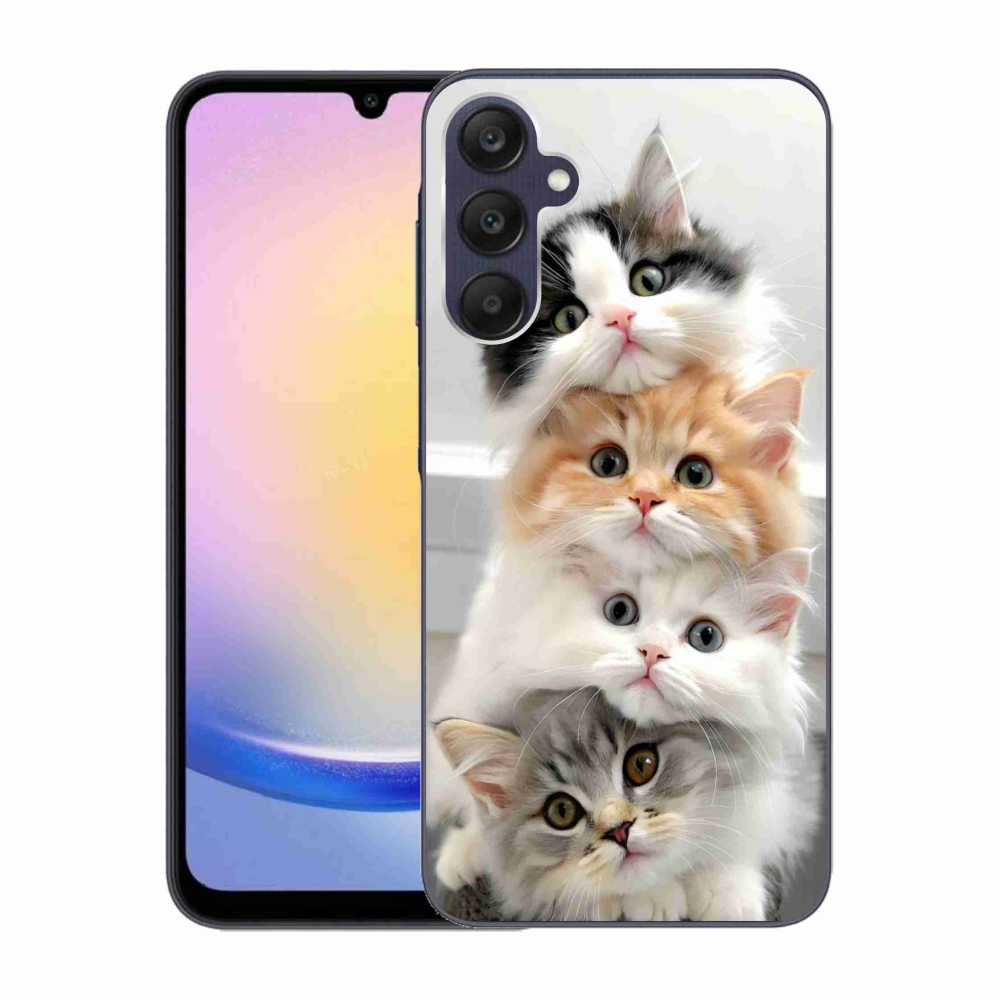 Gélový kryt mmCase na Samsung Galaxy A25 5G - mačacia partia
