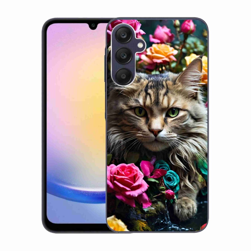 Gélový kryt mmCase na Samsung Galaxy A25 5G - mačacie pohľad 2