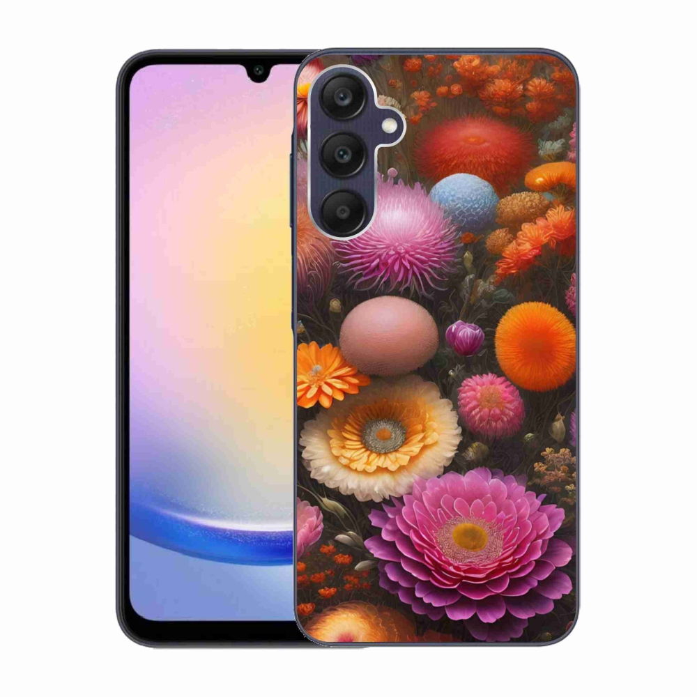 Gélový kryt mmCase na Samsung Galaxy A25 5G - kvetinová kompozícia
