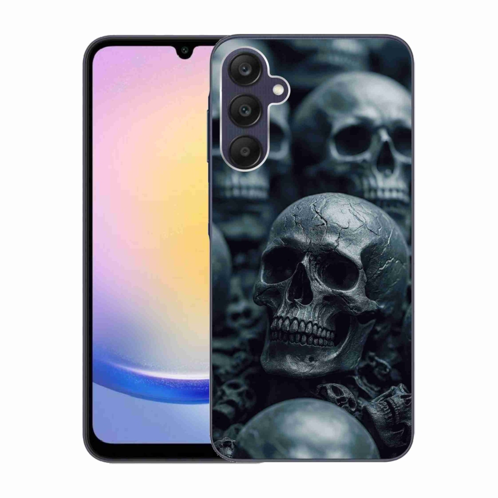 Gélový kryt mmCase na Samsung Galaxy A25 5G - lebka 2